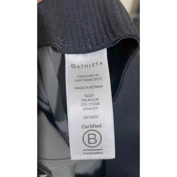 Athleta Dress Pants Womens XXS  Gray Elastic Waist  Stretch High Rise - Picture 4 of 4